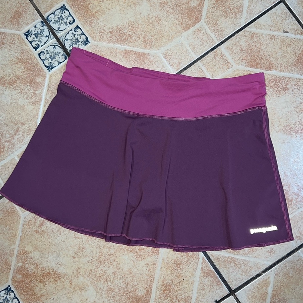 Patagonia Women's Skort in Purple and Pink